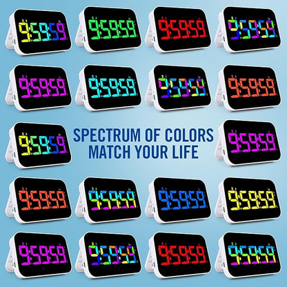 Kitchen Timer （1.5" Number） 10 RGB Color Changing Digital Magnetic Timer - Image 4
