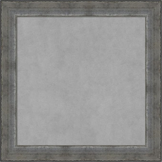 Amanti Art Silver Framed Magnetic Board 24x24 Medium Vision Board by AmantiArt