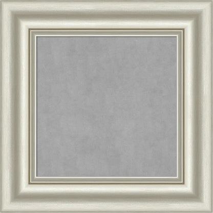 Amanti Art Silver Framed Magnetic Board 18x18 X-Small Vision Board by AmantiArt