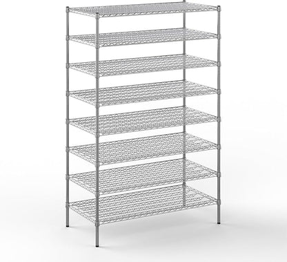 Regal Altair 24" Deep x 48" Wide x 74" Height Wire Shelving Kit | 8-Tier | NSF by Regal+Altair