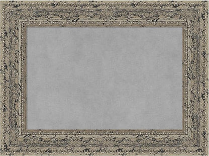 Amanti Art Silver Framed Magnetic Board 17x23 Small Vision Board by AmantiArt