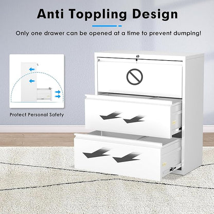 Pataku Metal Lateral File Cabinet - Image 8