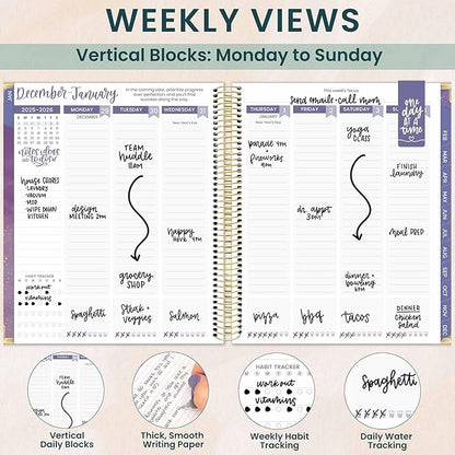 bloom daily planners 2026 Hardcover Calendar Year Goal & Vision Planner - Image 3