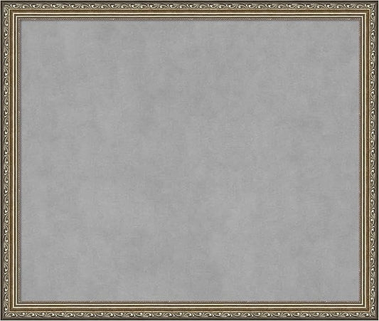 Amanti Art Silver Framed Magnetic Board 22x26 Medium Vision Board by AmantiArt