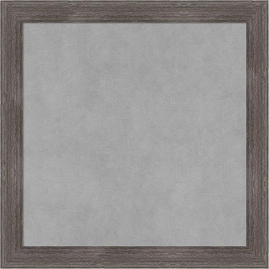 Amanti Art Grey Framed Magnetic Board 19x19 Small Vision Board by AmantiArt