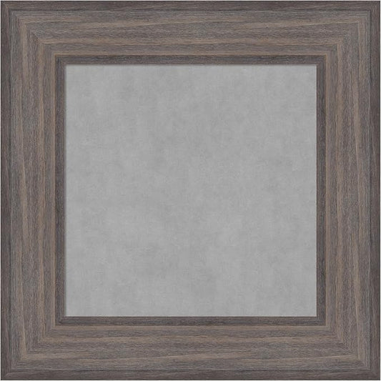 Amanti Art Grey Framed Magnetic Board 17x17 X-Small Vision Board by AmantiArt