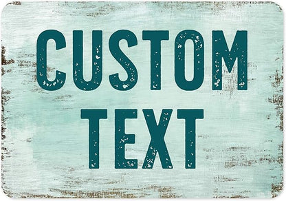 Custom Sign, Custom Street Sign, 11 Font Colors, 13 Font Styles, 4 Hole Options by MySignCenter