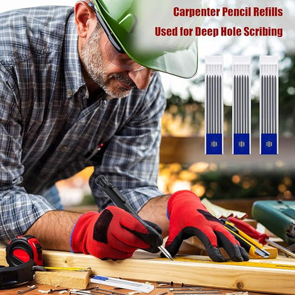 Zhehao 120 Pieces 2.8 mm Carpenter Pencils Lead Refills HB Refill - Image 6
