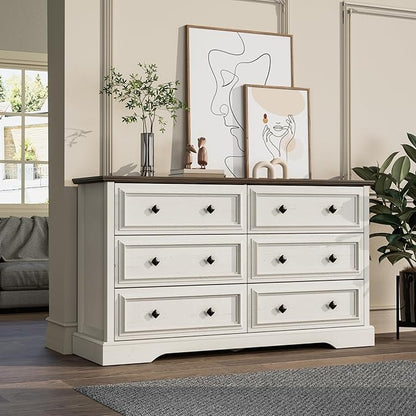 VVFLU Farmhouse 6 Drawer Dresser - Image 3