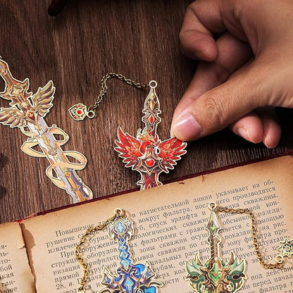 Fantasy Sword Bookmarks 4pcs - Image 2