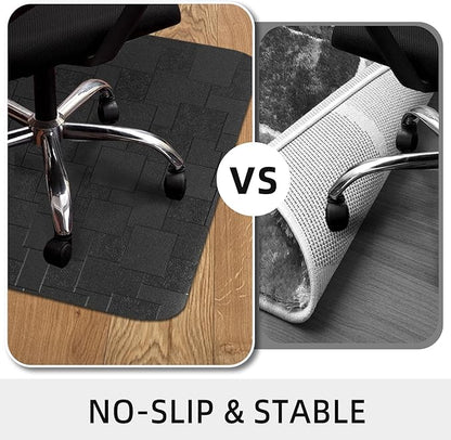 Office Chair Mat for Hard Floor, 48x36 inches Computer Chair Mat - Image 3