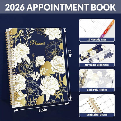 SUNEE 2026 Appointment Book, Quarter-Hourly, Weekly & Monthly - Image 4