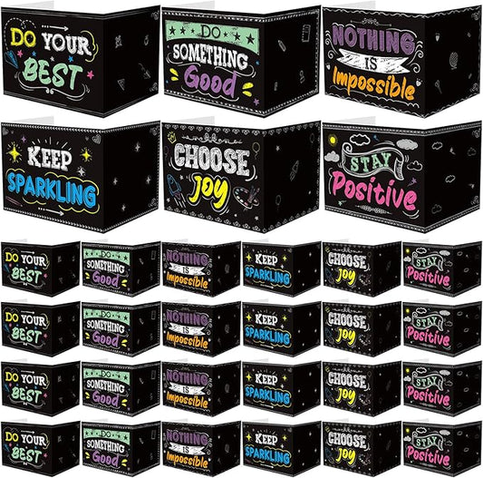 Honoson 24 Pcs Bulk Inspirational Privacy Folders by Honoson