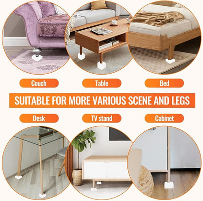 shouwuhho Furniture Risers, 4 Pack Bed Risers - Image 6