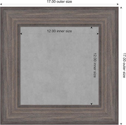 Amanti Art Grey Framed Magnetic Board 17x17 X-Small Vision Board - Image 4