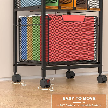 Tiaoheka Rolling File Cabinet - Image 4