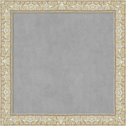 Amanti Art Silver Framed Magnetic Board 14x14 X-Small Vision Board by AmantiArt