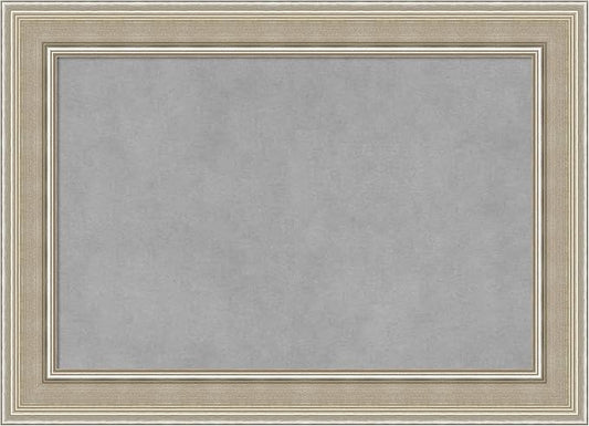 Amanti Art Silver Framed Magnetic Board 16x22 Small Vision Board by AmantiArt