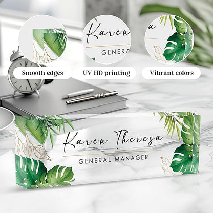 Custom Office Name Plate, Personalized Gifts - Image 3