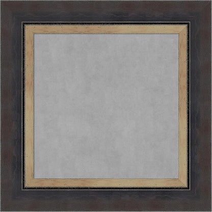 Amanti Art Black Framed Magnetic Board 17x17 X-Small Vision Board by AmantiArt
