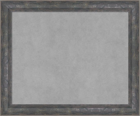 Amanti Art Grey Framed Magnetic Board 19x23 Small Vision Board by AmantiArt
