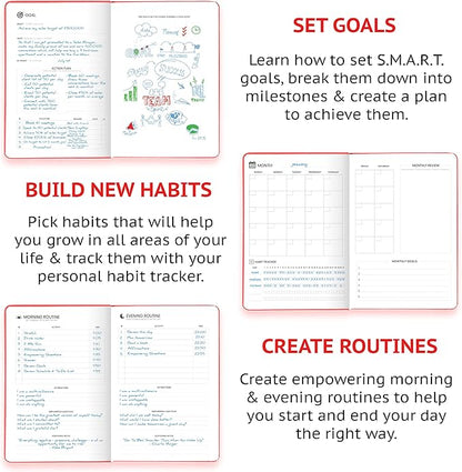 Wyze Planner Undated Daily Planner – 1-Year B5 Productivity Organizer - Image 3