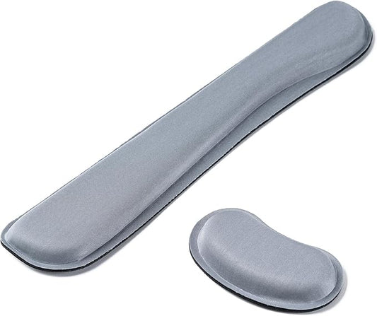 Hoewina Keyboard Wrist Rest, Ergonomic Wrist Rest, Superfine Fabric and Gel by Hoewina