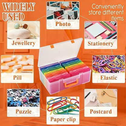 Photo Storage Box 5 x 7 Inches, 18 Inner Photo Cases - Image 7