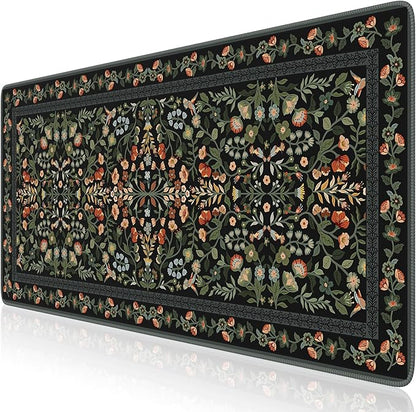 iCasso Desk Mat for Keyboard and Mouse, Large Mouse Pad, Desk Pad Mat, - Image 2