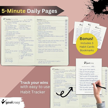 Undated Daily Planner to Achieve Your Goals 2025-2026 - Image 6