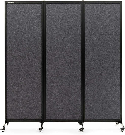 Upgrade Version Room Partition and Divider, Freestanding Rolling Dividers by StrongBird