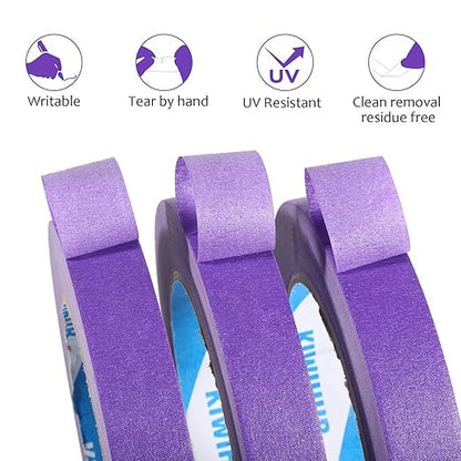 KIWIHUB Purple Painters Tape, 1 inch x 60 Yards - Image 4