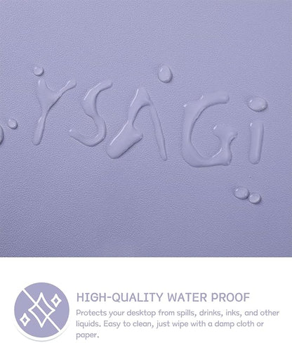 YSAGi Non-Slip Leather Desk Pad L Size, Waterproof Laptop Computer Desk - Image 3