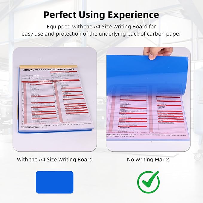 30-Pack Annual Vehicle Inspection Report Form, 3-Ply Carbonless Form and - Image 4
