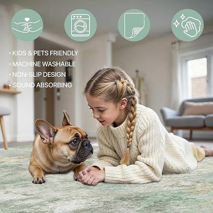 GENIMO Washable Rugs 8x10 Area Rugs - Image 6
