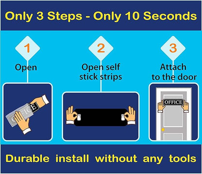 The Office sign for door or wall — Main office signs — quick easy installation - Image 4