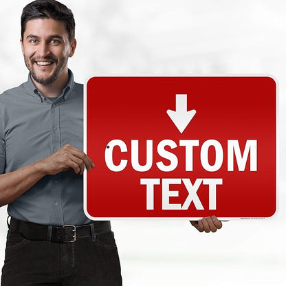 Custom Arrow, Custom Directional Sign, Down Arrow, 18x24 Inches, 3M EGP - Image 2
