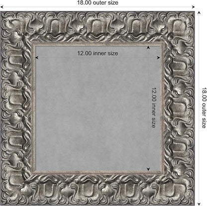 Amanti Art Silver Framed Magnetic Board 18x18 X-Small Vision Board - Image 4