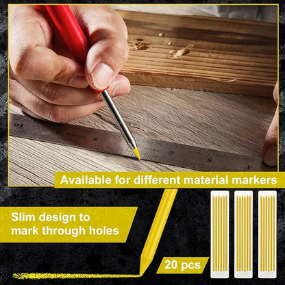 Zhehao 120 Pieces 2.8 mm Carpenter Pencils Lead Refills HB Refill - Image 5
