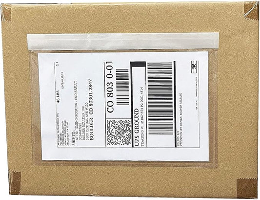 BEUYI Clear 9.5'' x 6.7'' Packing List Envelopes, Adhesive Shipping Label by BEUYIwarehouse