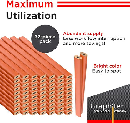 GRAPHITE Hard Lead Carpenter Pencils Bulk - Image 3