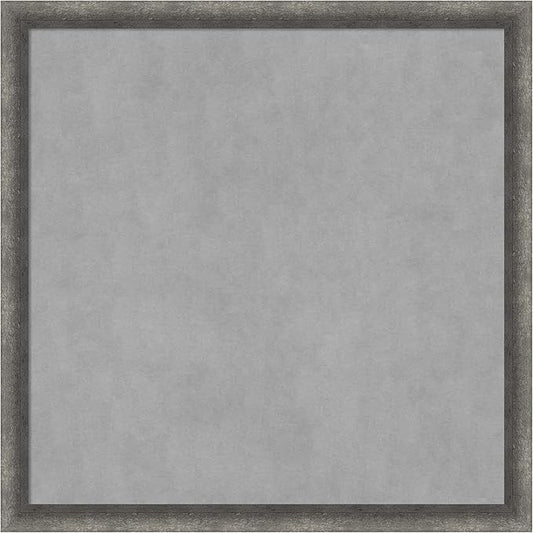 Amanti Art Grey Framed Magnetic Board 26x26 Medium Vision Board by AmantiArt
