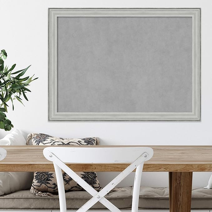 Amanti Art Silver Framed Magnetic Board 23x31 Medium Vision Board - Image 5