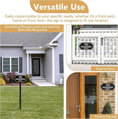 No Soliciting Sign for House - Image 5