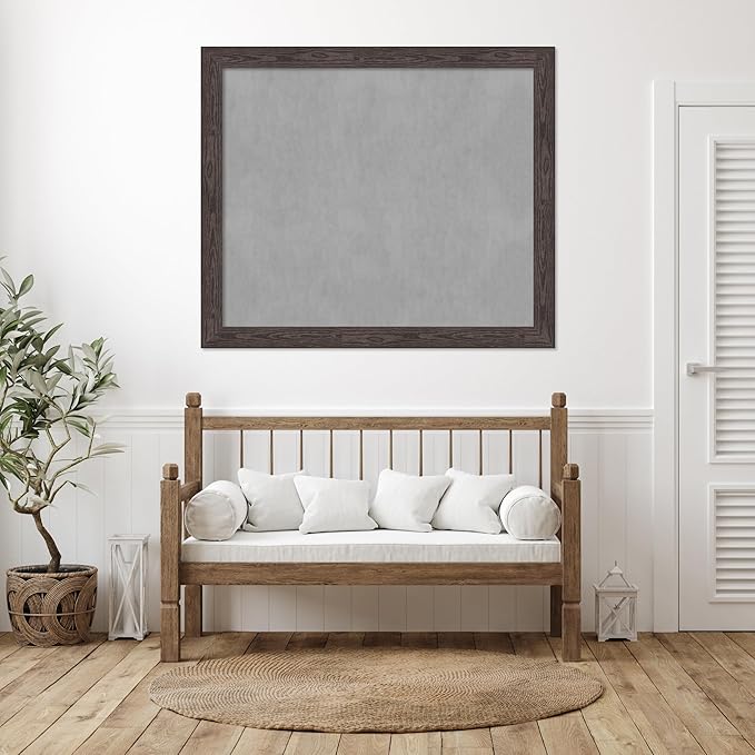 Amanti Art Black Framed Magnetic Board 46x54 Oversize Vision Board - Image 6
