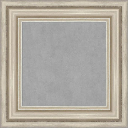 Amanti Art Silver Framed Magnetic Board 18x18 X-Small Vision Board by AmantiArt