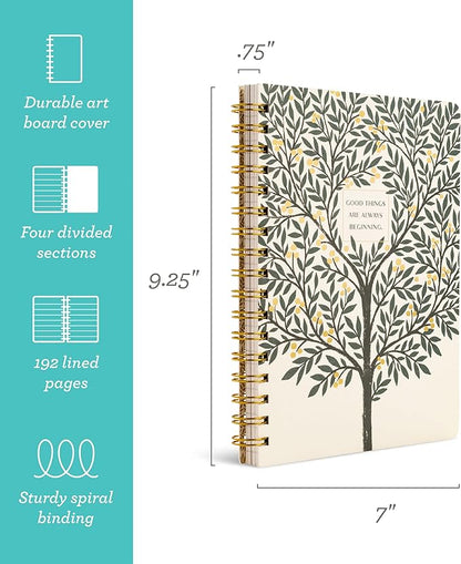 Compendium Spiral Notebook – Good Things Are Always Beginning – A Designer - Image 2