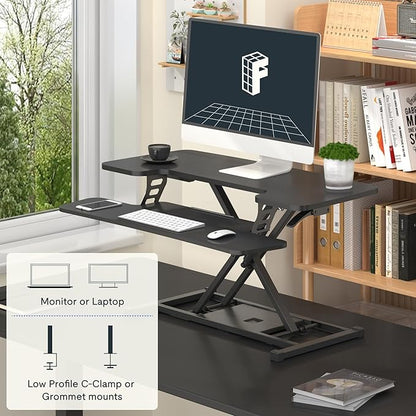 FLEXISPOT 36-inch Standing Desk Converter Height Adjustable Sit to Stand Up - Image 5