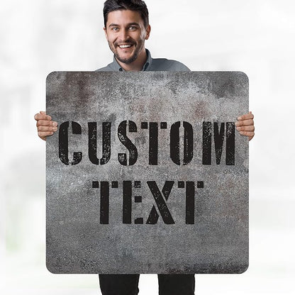 Custom Sign, Custom Street Sign, 11 Font Colors, 13 Font Styles, 4 Hole Options - Image 2
