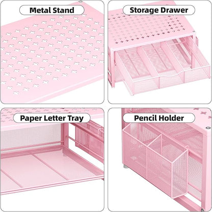 Marbrasse Metal Printer Stand for Desk - Image 3